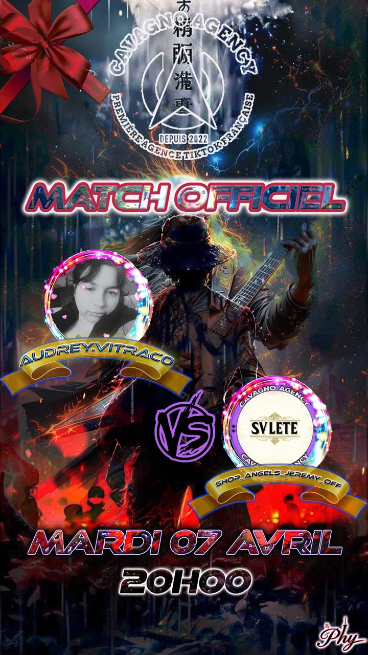 Affiche du match Angel vs Audrey